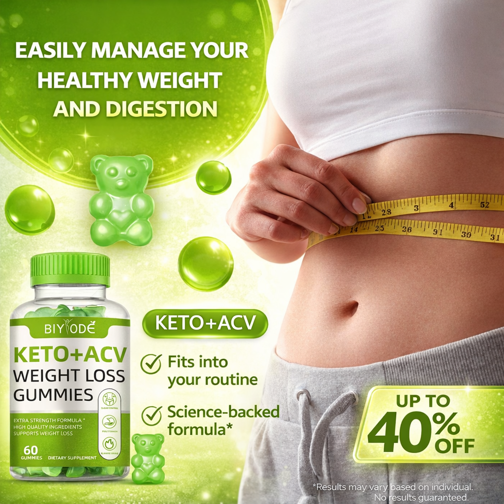 (40% OFF) Biyode | Keto & Apple Cider Vinegar Gummies