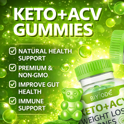 (40% OFF) Biyode | Keto & Apple Cider Vinegar Gummies