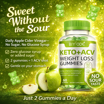 (40% OFF) Biyode | Keto & Apple Cider Vinegar Gummies